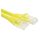 Kabel kategorii 6, Żółty, Wtyk RJ45/męski RJ45dł.: 1m, mat. koszulki: LSZH