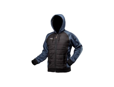 Bluza dziana, ocieplana z kapturem, rozmiar L 81-556-L