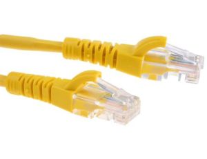 Kabel kat. 5e U/UTP Żółty 5m