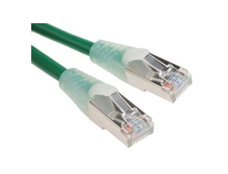 Kabel kat. 5e F/UTP Zielony 500mm