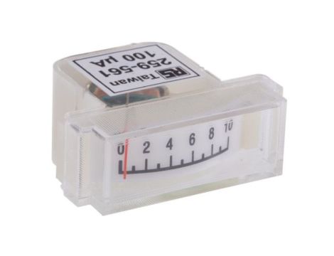 Amperomierz analogowy panelowy 100A -10C do +55C RS PRO