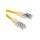 Kabel kat. 5e F/UTP Żółty 2m