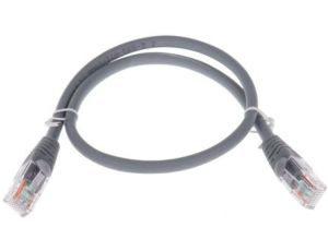Kabel kat. 5e U/UTP Szary 500mm