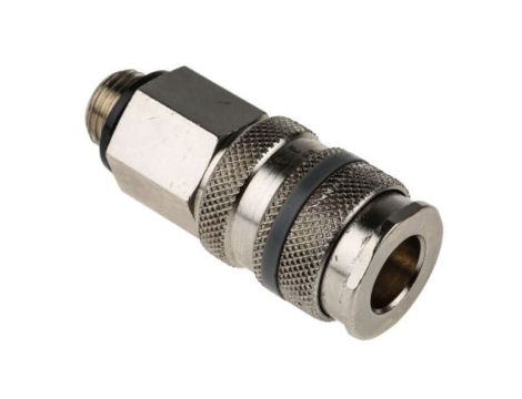 Szybkozłączka pneumatyczna, materiał Mosiądz, złącze R 1/4 męskie, RS PRO CEJN 310, Forster, Hansen 3000, Parker PBF