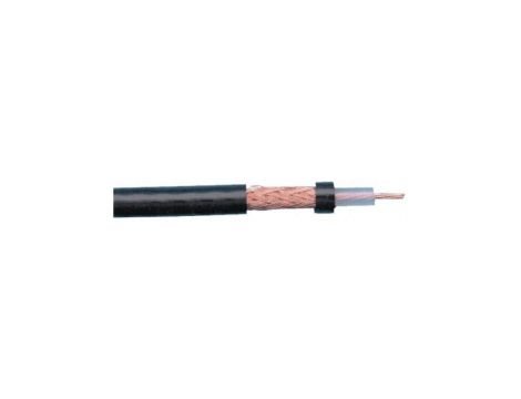 Kabel koncentryczny, 500m, URM76, Polichlorek winylu PVC, Czarny Bez zakończenia Bez zakończenia 500m, RS PRO Bez