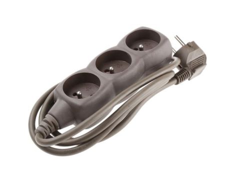 Przedłużacz 3-gniazda 250 V Typ E - gniazdo francuskie 1.5m 296292