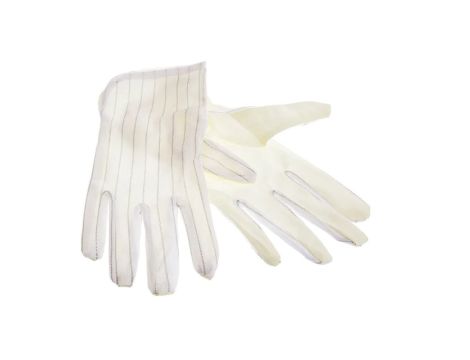 Rękawice antystatyczne Nie, roz. 8 – M, 2 szt., materiał: Tworzywo PET, RS PRO Wielorazowe