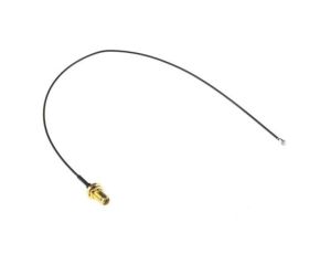 Kabel koncentryczny, RF, Czarny Gniazdo SMA Żeńskie U.FL 300mm, RS PRO Z zakończeniem