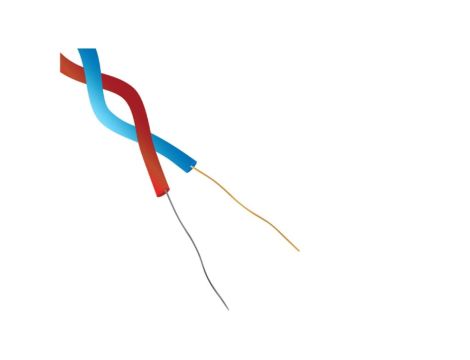 Przewód termoparowy T, -75 → +260 C., dł. 25m, izolacja: Teflon PFA, 1-żyłowy, RS PRO