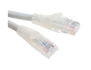 Kabel kategorii 6, Szary, Wtyk RJ45/męski RJ45dł.: 5m, mat. koszulki: LSZH