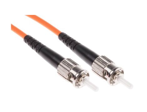 Kabel światłowodowy, średnica: 50/125m, OM2 Wielomodowy, Pomarańczowy, ST / ST