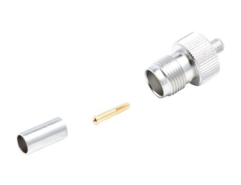 Złącze koncentryczne, 50, 0 to 11GHz, Żeński, Połączenie zagniatane, Montaż na kablu +165C -65C