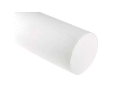 Pręt z fluorowego tworzywa sztucznego PTFE, Ø 80mm x 300mm, kolor: Nieprzezroczyste