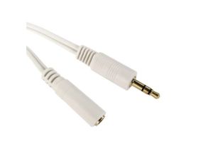 Kabel Jack audio, złącze A: Męskie, złącze B: Żeńskie, 15m