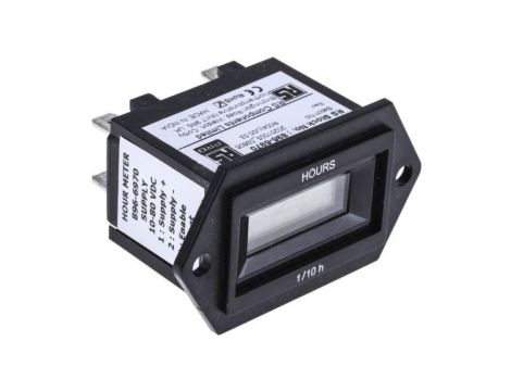 Licznik godzin LCD 6-cyfrowy 10 → 80 V DC RS PRO