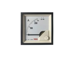 Amperomierz analogowy panelowy 10 (Input) A, 250/5 (CT) A, 500 (Scle) A AC -10C do +65C RS PRO