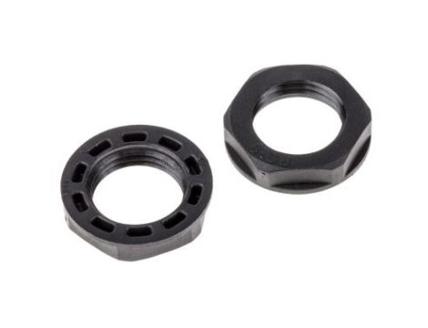 Nakrętka do dławnic kablowych, PG9, IP68, kolor: Czarny, materiał: Nylon 66, RS PRO