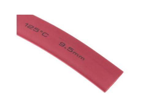 Osłona termokurczliwa 2:1, średnica 9.5mm, dł. 6m, RS PRO