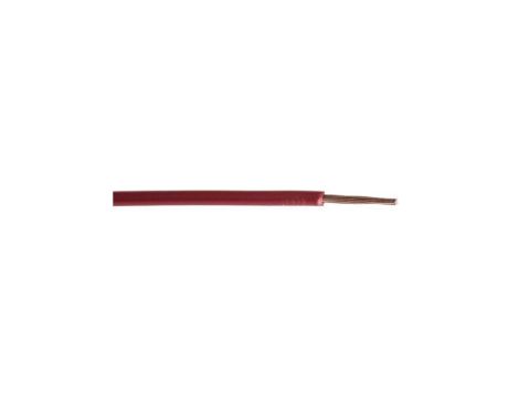 Kabel trzynormowy PCW, dł. 100m 6 mm, 53 A, 1 kV, Maks. +105C Czerwony Zgodność z trzema normami, RS PRO