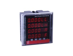 Cyfrowy wskaźnik panelowy wielofunkcyjny LED 4 (Instantaneous), 6 (Integrated)-cyfrowy 3-fazowy 90 x 90 x 55 mm RS PRO