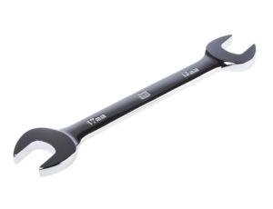 Klucz otwarty dwustronny, roz. 16 x 17 mm, dł. 185 mm, materiał: Stal chromowo-wanadowa, RS PRO