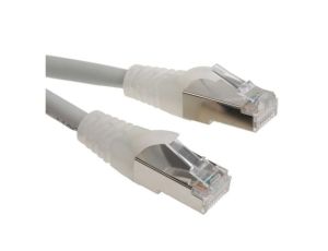 Kabel kategorii 6, Szary, Wtyk RJ45/męski RJ45dł.: 3m, mat. koszulki: LSZH