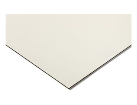 Arkusz tworzywa sztucznego Czarny, biały, 1300mm x 500mm x 3mm