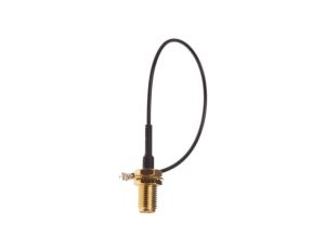 Kabel koncentryczny, RF, Czarny Wtyk RP-SMA Żeńskie U.FL 150mm, RS PRO Z zakończeniem