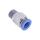Adapter gwintowany prosty gwint – rura, 10 barów