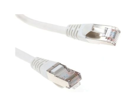 Kabel kat. 5e Folia Biały 3m