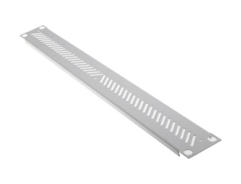 Panel przedni do szafy RACK, 1U, 100 x 60 x 100mm, kolor: Szary, RS PRO