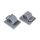 Spinka do kabli Zacisk kablowy, 14mm, materiał: Nylon 66, Samoprzylepny, 30 x 24.5mm, RS PRO
