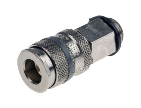 Szybkozłączka pneumatyczna, materiał Mosiądz, złącze R 3/8 męskie, RS PRO CEJN 310, Forster, Hansen 3000, Parker PBF