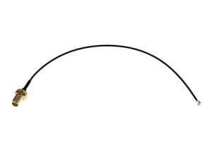Kabel koncentryczny, RF, Czarny Gniazdo SMA Żeńskie U.FL 200mm, RS PRO Z zakończeniem