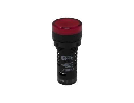 Lampka kontrolna w komplecie z układem testowym, Ø 22mm, IP65, RS PRO