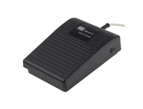 Potencjometr nożny IPX2 Przemysł lekki Chwilowy Tworzywo termoplastyczne 6 A przy 250 V AC 12V