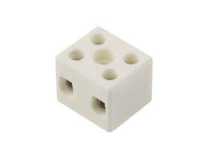 10mm Złącze wtykowe do druku Biały 2-żyłowe, Wkręcane, 450 V