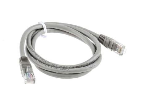 Kabel kat. 5e U/UTP Szary 1m