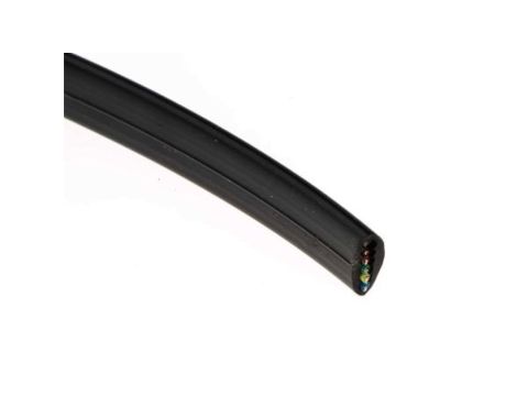 Kabel telefoniczny, 50m, 3-parowy, nieekranowany, Czarny, 0,066 mm CSA , RS PRO, Odporność na ogień 6