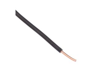 Jednożyłowy kabel sterowniczy CSA 2,5 mm, Maks. +70C 600 V Czarny, RS PRO