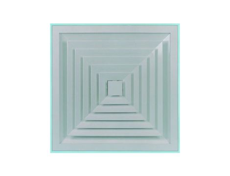 Kratka wentylacyjna, Biały, Aluminium, 450 x 450mm 36.2mm