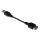 Kabel USB, dł. 120mm, kolor: Czarny
