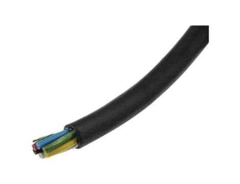Wielożyłowy kabel przemysłowy Nieekranowany 6 0,5 mm 2,5 A 440 V Polichlorek winylu PVC 7.4mm 100m RS PRO