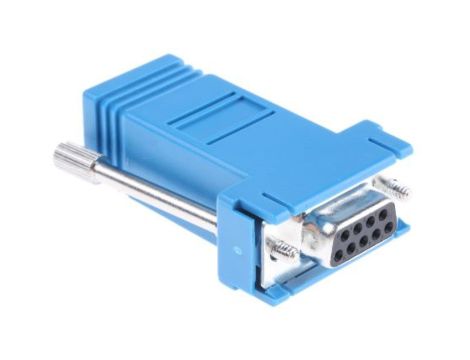 Adapter do złączy RJ, 9-stykowe D-sub żeńskie, RJ45 żeńskie