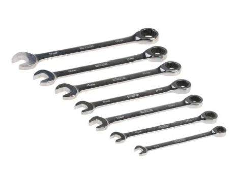 Zestaw narzędzi nastawnych 7 szt. Stal chromowo-wanadowa, RS PRO