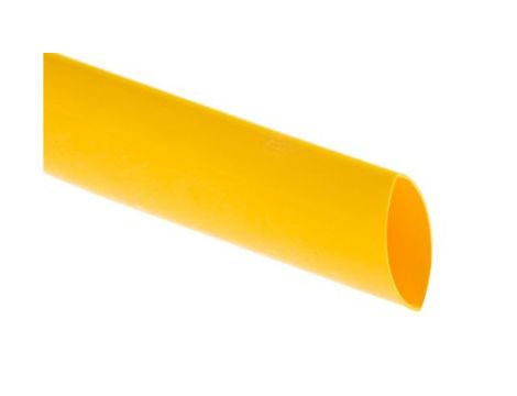 Osłona termokurczliwa żółta 2:1, średnica 25.4mm, dł. 1.2m, RS PRO