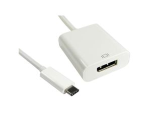 Kabel adaptera, 4K, do wyświetlaczy: 1, USB C, DisplayPort