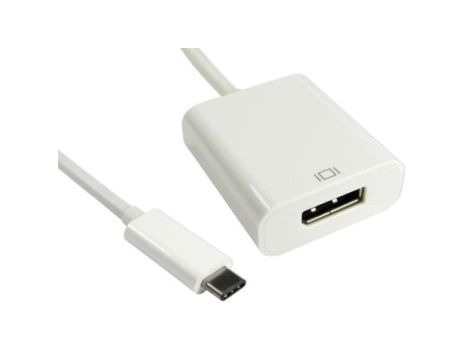 Kabel adaptera, 4K, do wyświetlaczy: 1, USB C, DisplayPort