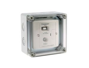 Gniazda i łączniki linii odgałęźnej i wyłącznikiem 10A Montaż powierzchniowy IP67 230V ac