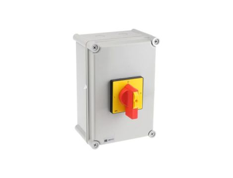 Przełącznik izolacyjny bez bezpiecznika 4-biegunowy NO/NC 32 A 11 kW 3-fazowy IP65